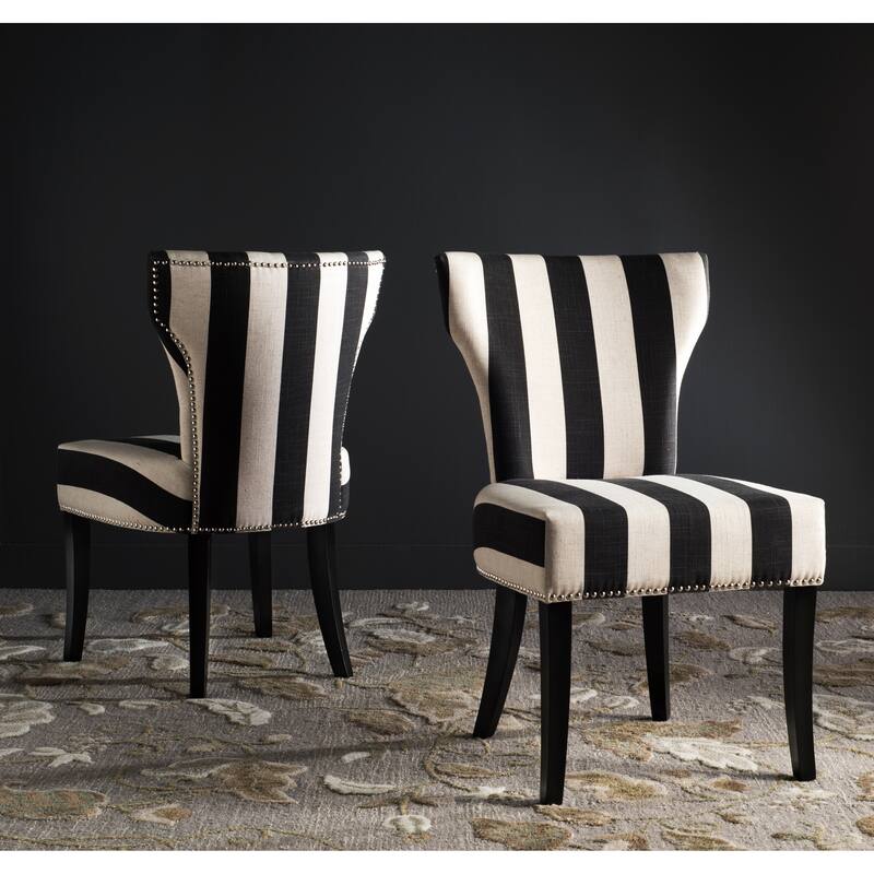 SAFAVIEH Tashina Nailhead Dining Chair (Set of 2) - 23Wx26Dx37H