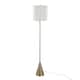Option Gold Metal/White Linen
