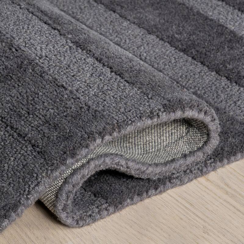 Vestry Striped Wool Area Rug