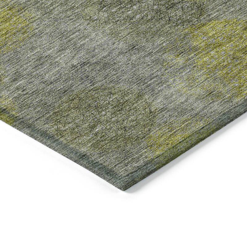 Machine Washable Indoor/ Outdoor Boho Sphere Chantille Rug