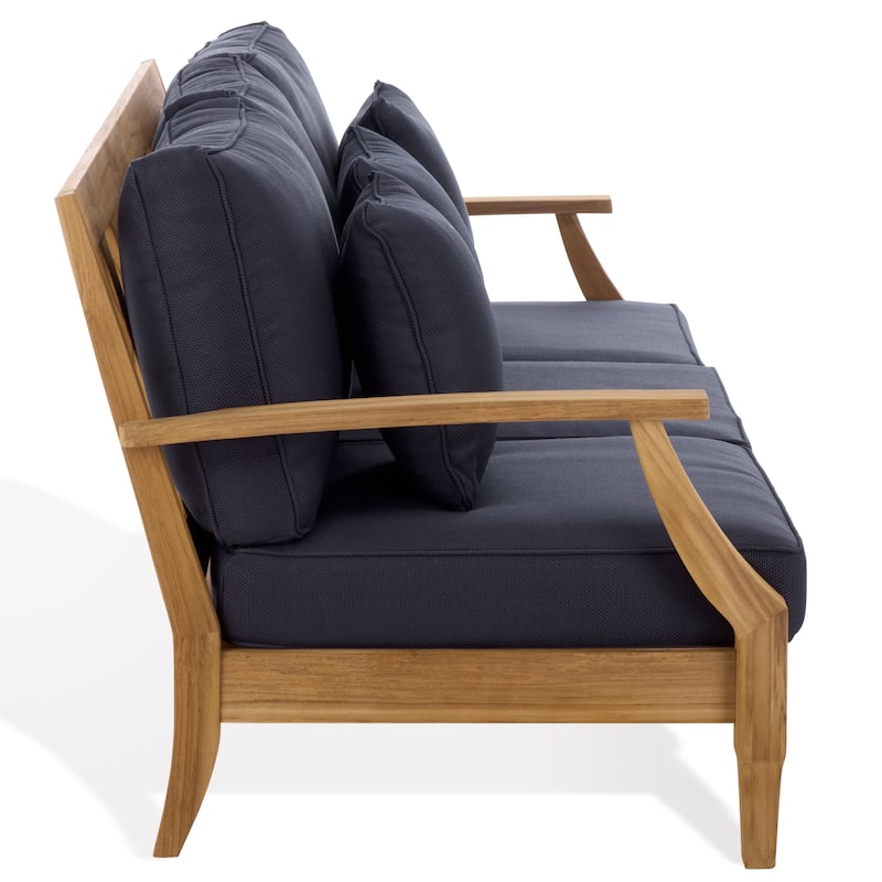 SAFAVIEH Couture Martinique Wood Patio Sofa