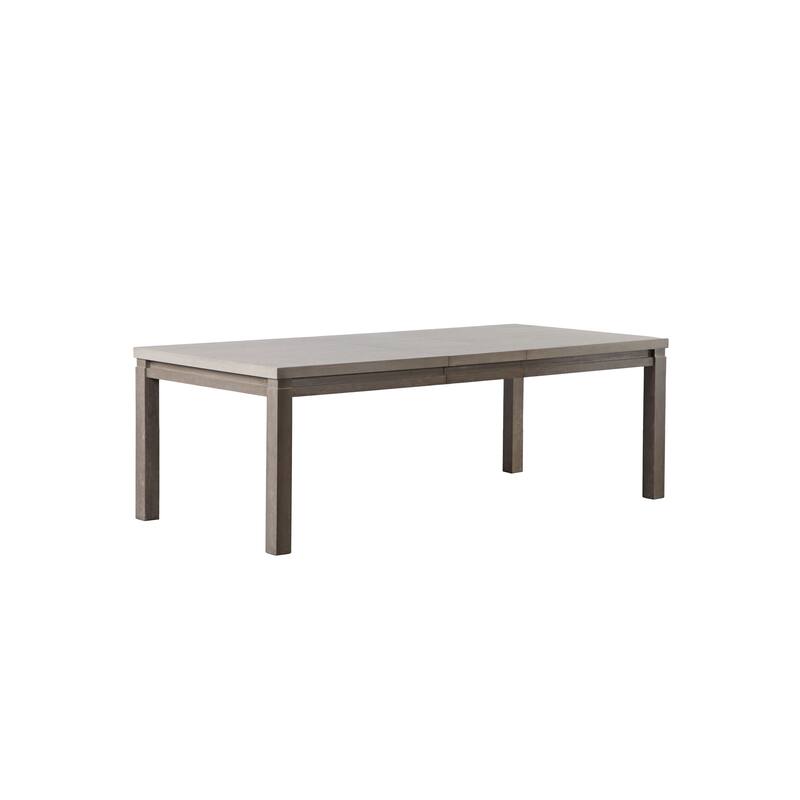 Furniture of America Cruz Transitoinal Grey 90-inch Solid Wood Expandable Dining Table