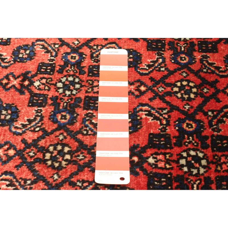 ECARPETGALLERY Hand-knotted Andelz Red Wool Rug - 2'8 x 6'8