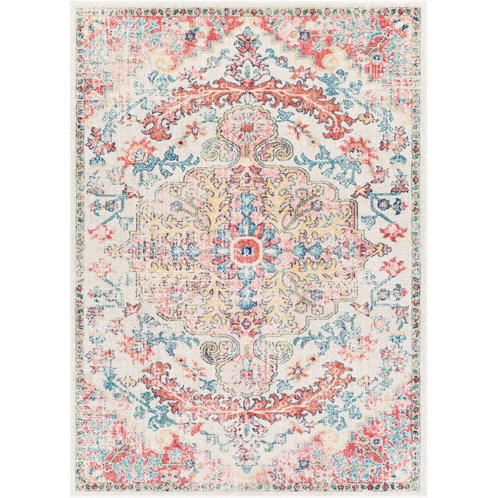 Livabliss Traditional Murat Medallion Area Rug
