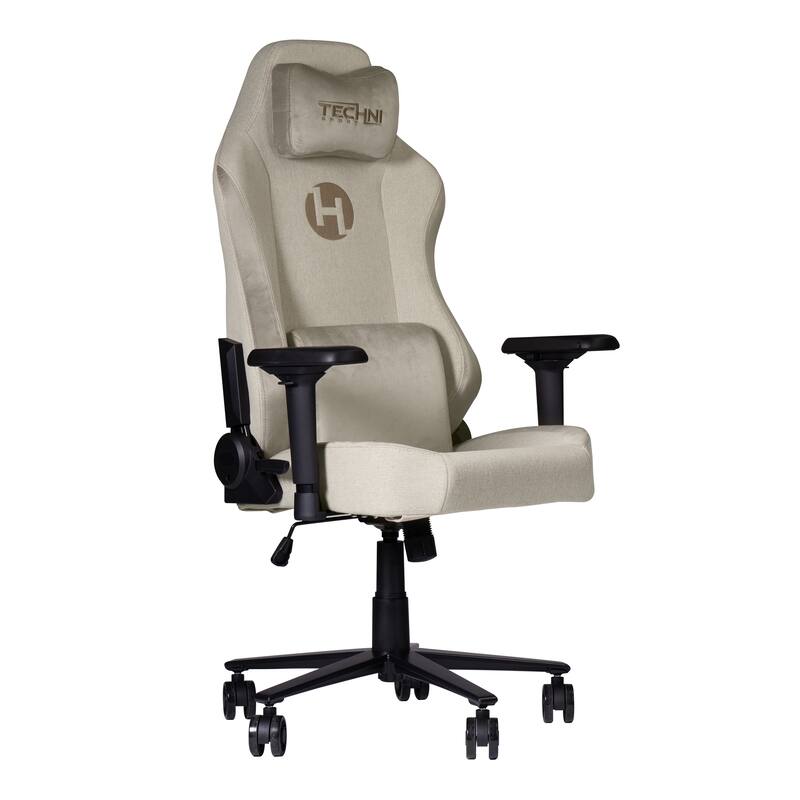 Sport TSF65C Fabric Memory Foam Gaming Chair，High quality and durable， - Beige