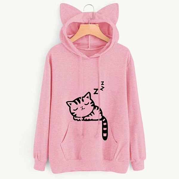 cat pocket sweatshirt