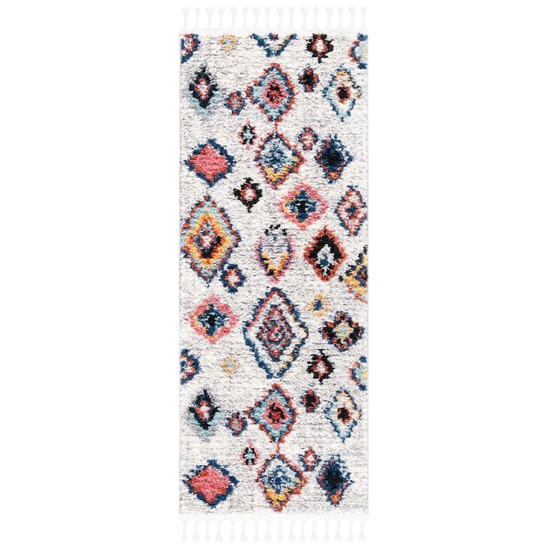 SAFAVIEH Morocco Boho Earline Rug - 2'6" x 4' - Ivory/Multi
