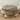 Safavieh Clara Mushroom Taupe Cotton Fabric Round Ottoman