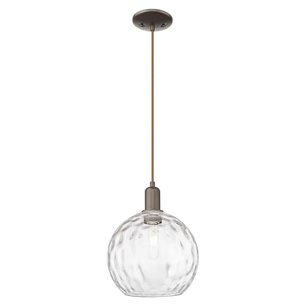 Innovations Lighting Endless Possibilities Arcadia - Athens Water Glass - 1 Light 10" Cord Hung Mini Pendant
