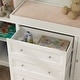 preview thumbnail 13 of 14, Modern White Storage Cabinet with Adjustable Shelves and Drawers, Diaper Changing Table, Bookshelf, and Entryway Organizer