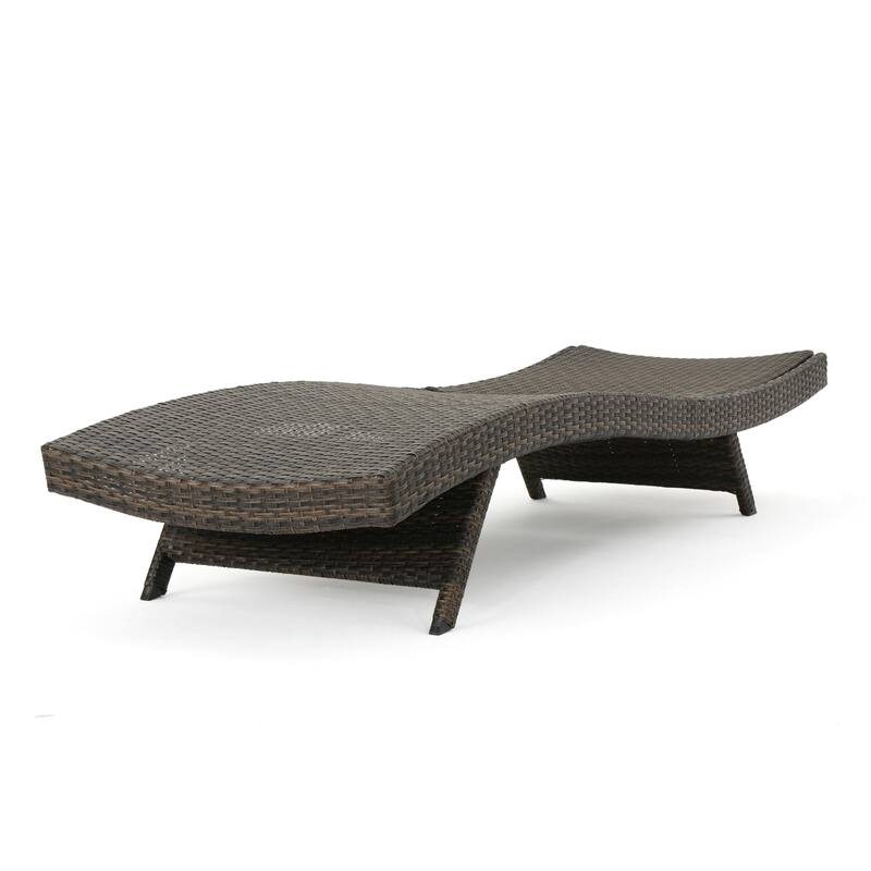 Roomfitters Outdoor Wicker Chaise Lounge Set, Adjustable Reclining Patio Loungers, Weather-Resistant Rattan