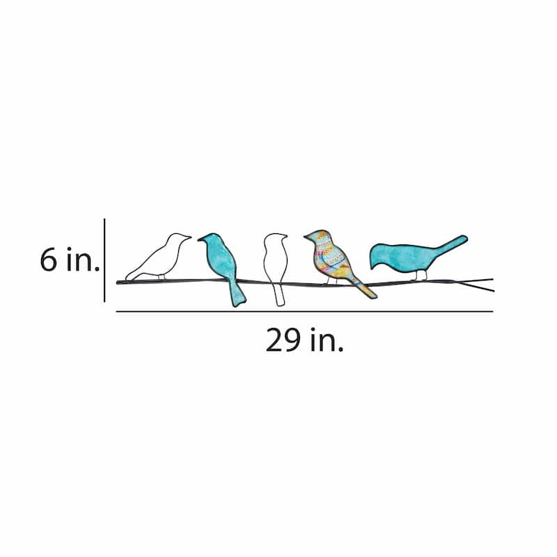 Birds On A Wire - 1 x 28.5 x 6