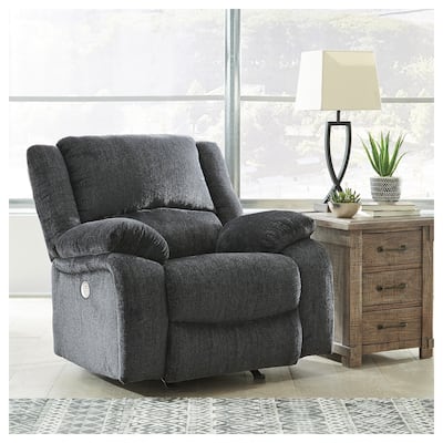 Draycoll Power Rocker Recliner, Gray