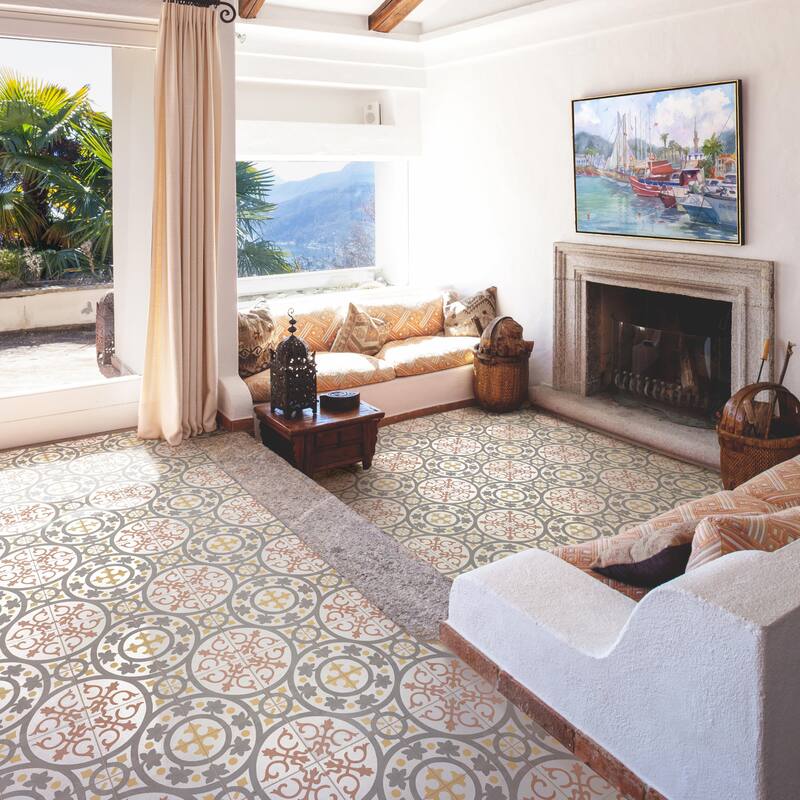 Merola Tile Kings Paname Trocadero 17-5/8" x 17-5/8" Ceramic Floor and Wall Tile