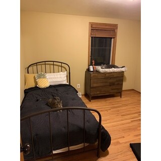 The Gray Barn Latigo Bronze-finished Metal Bed