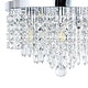 preview thumbnail 27 of 45, GetLedel Modern 5-Light Crystal Flush Mount Chandelier