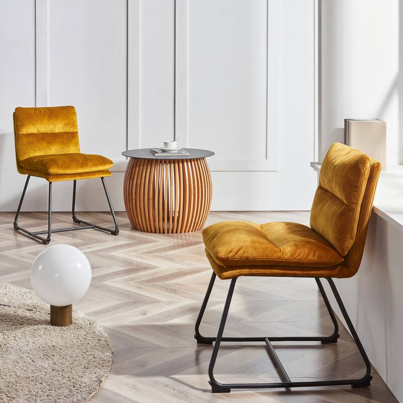 Corvus Carson Contemporary Dining Side Chairs (Set of 2)