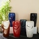 preview thumbnail 11 of 31, Glitzhome Oversized LED Lighted Ceramic Pot Floor Fountains for Outdoor Garden