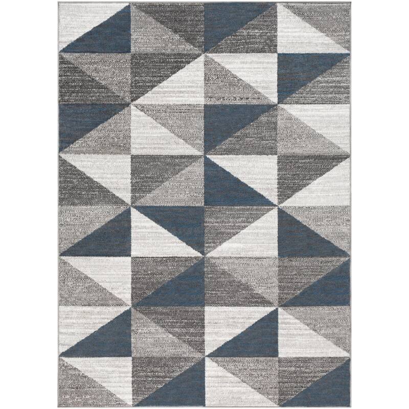 Livabliss Monte Carlo Mid-Century Modern Geometric Area Rug