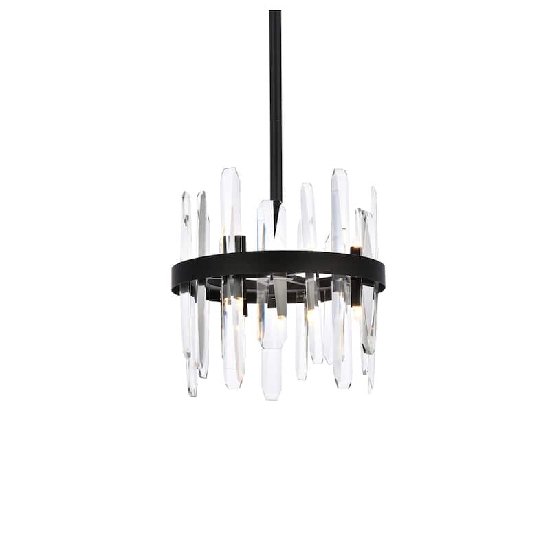 Indigo Home 12 inch crystal round pendant
