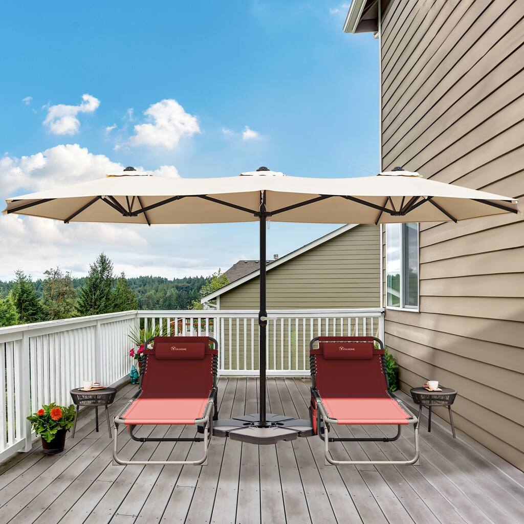 15' x 8.7' Rectangular Market Umbrella