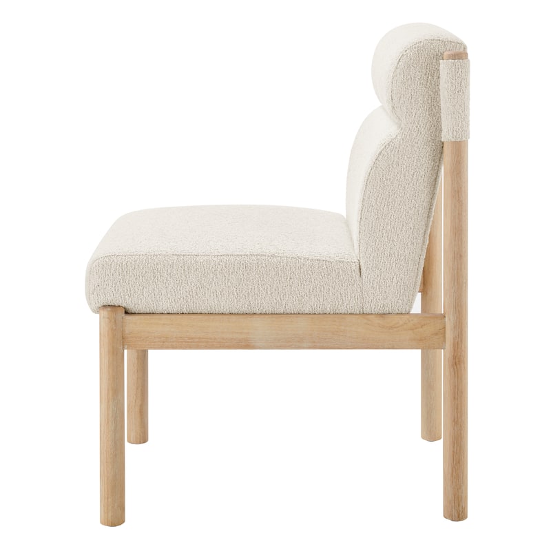 NPD Furniture Micah Boucle Dining Side Chair