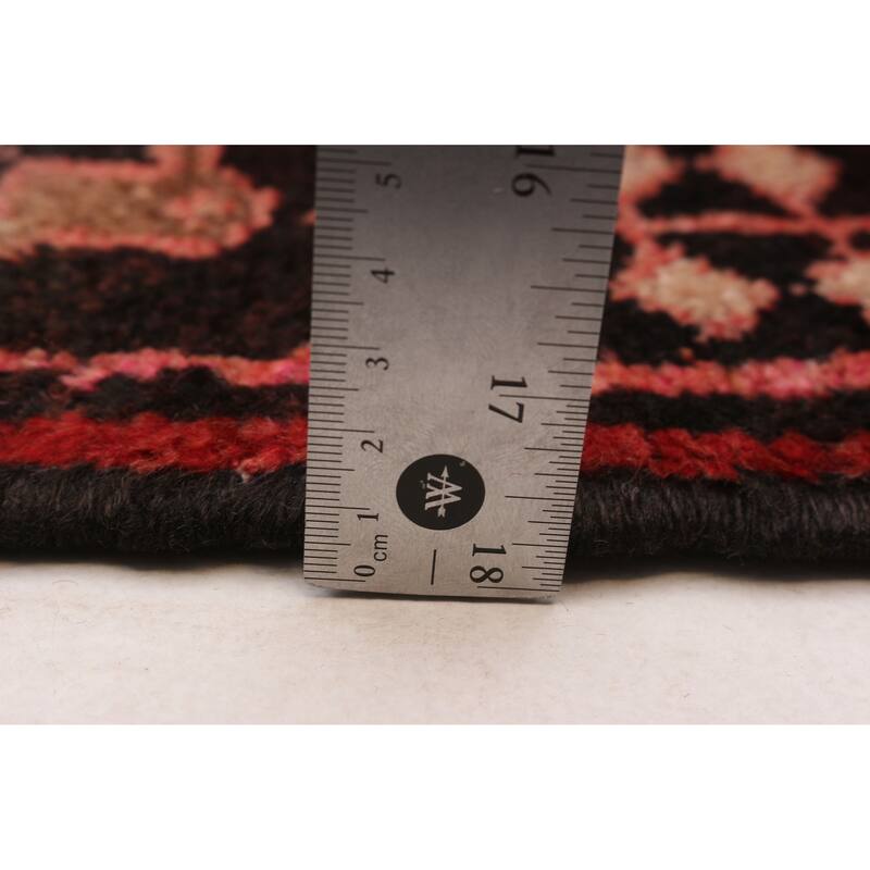 ECARPETGALLERY Hand-knotted Andelz Red Wool Rug - 3'8 x 9'9