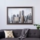 preview thumbnail 1 of 15, Grey Metal Contemporary Framed Wall Art Architecture 40 x 59 x 2
