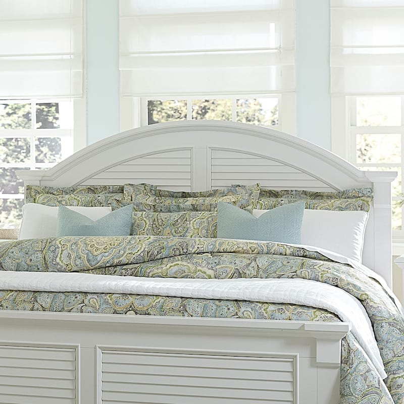 Summer House I Oyster White Queen Panel Headboard - Queen
