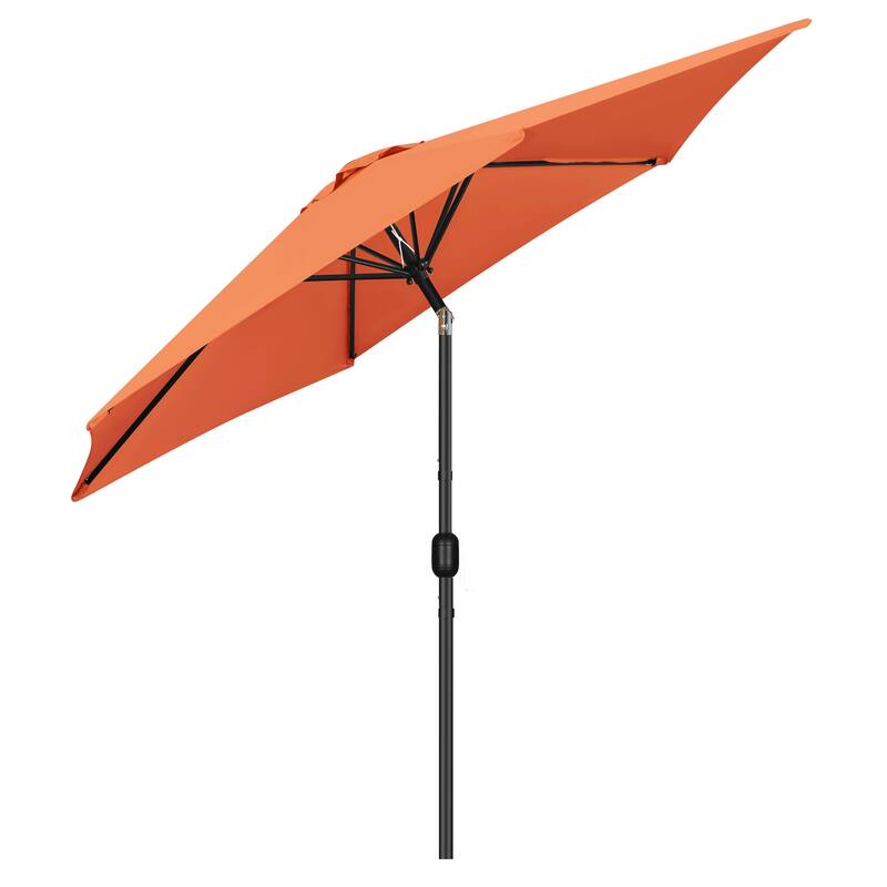 Yaheetech 9ft Patio Umbrella 8 Ribs with Push Button Tilt and Crank