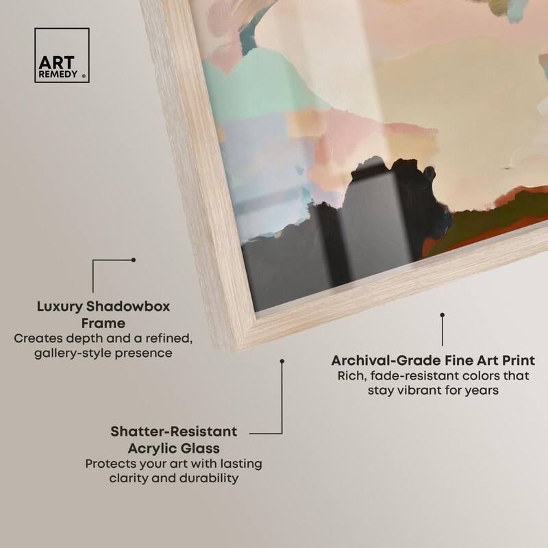 Brushed Beauty I Shadowbox by Art Remedy
