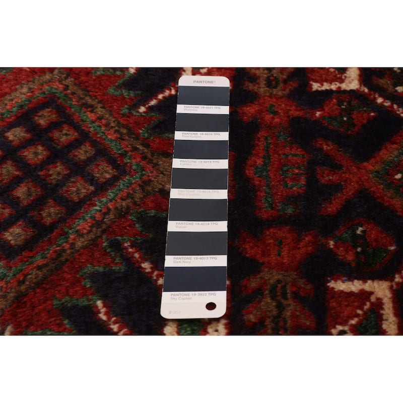 ECARPETGALLERY Hand-knotted Konya Anatolian Navy Wool Rug - 3'7 x 14'8