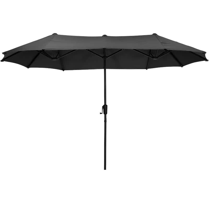 Autlaycil 13 FT Patio Umbrella with Sun Protection & Easy Crank