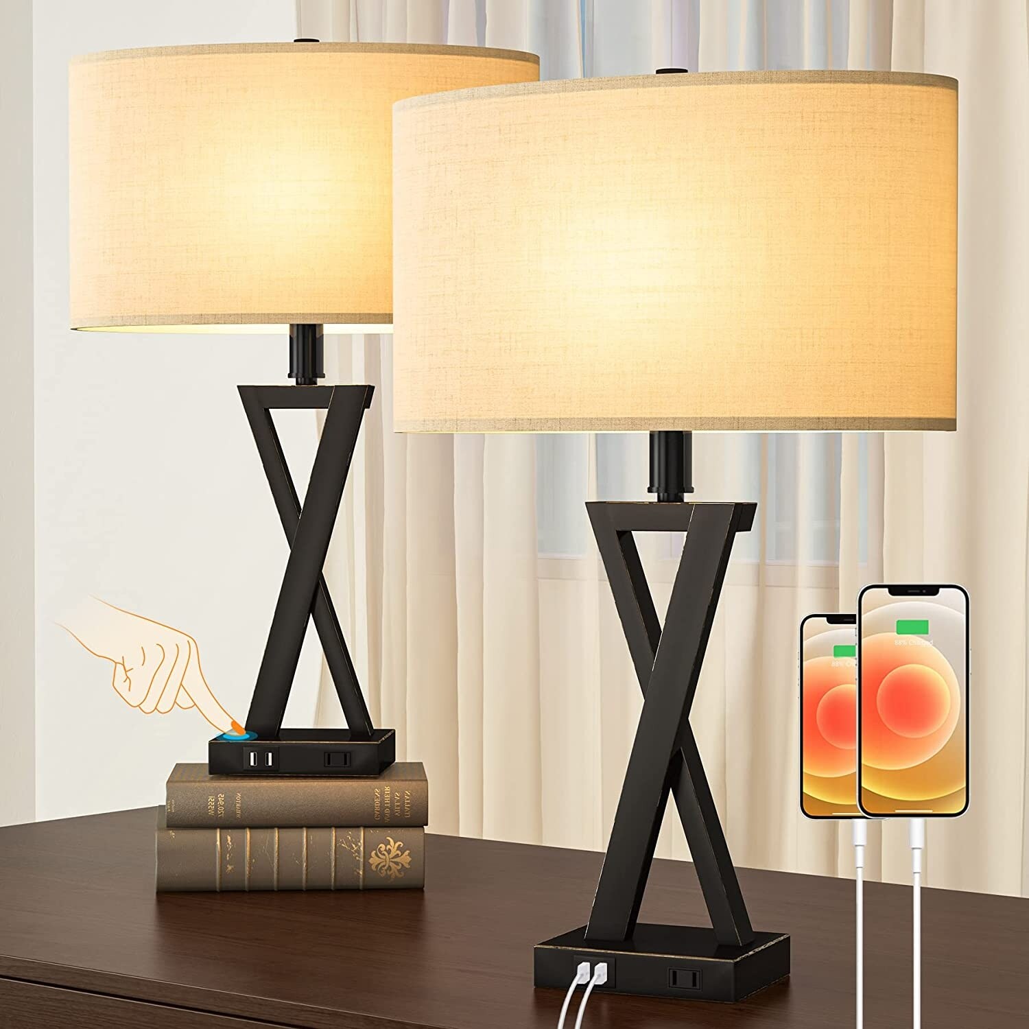 two pack table lamps