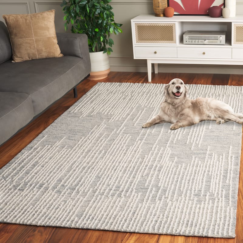 SAFAVIEH Handmade Abstract Elidona Contemporary Wool Rug