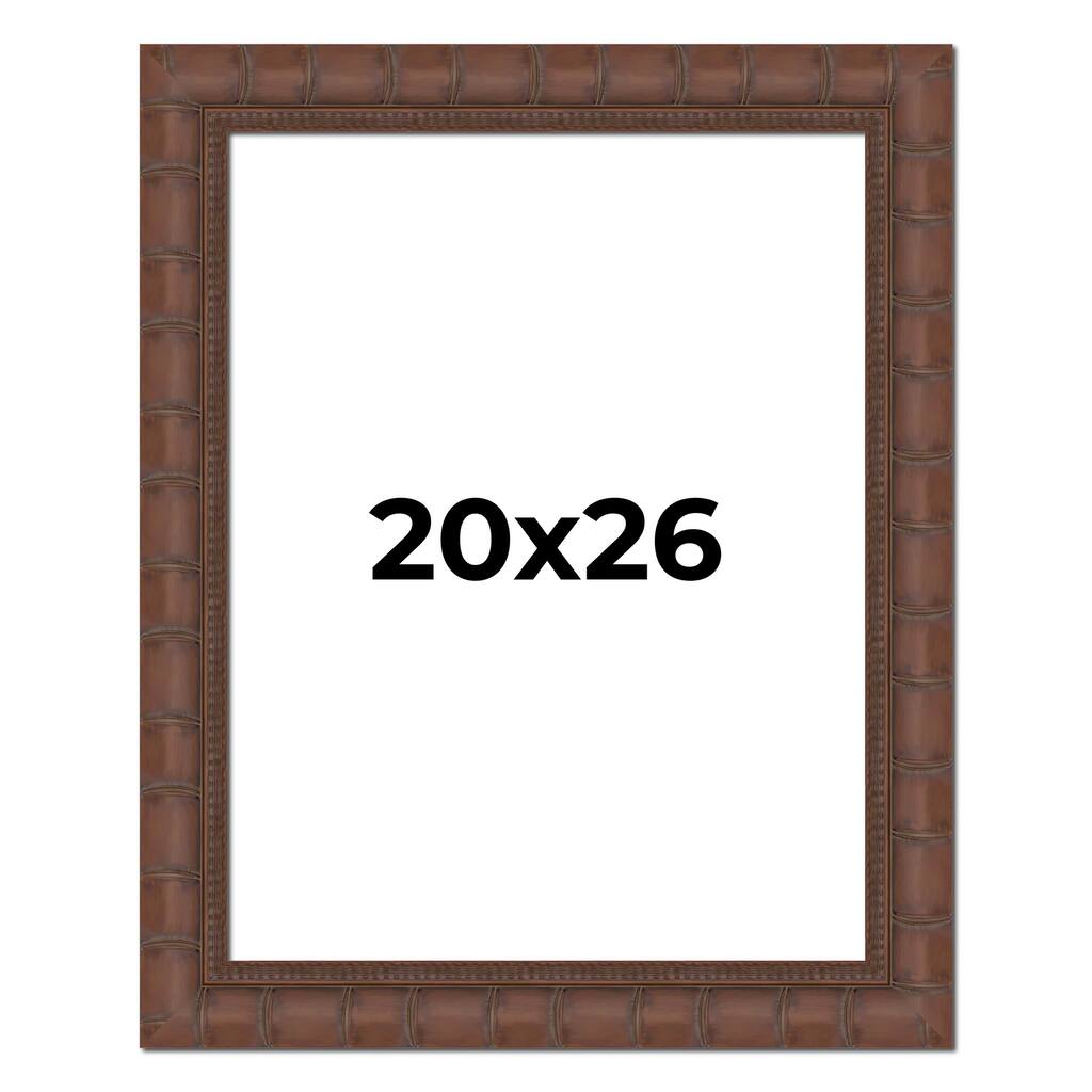 20x26 Frame Pewter Solid Wood Picture Frame Width 1.625 Inches | Interior Frame Depth 0.6875 Inches