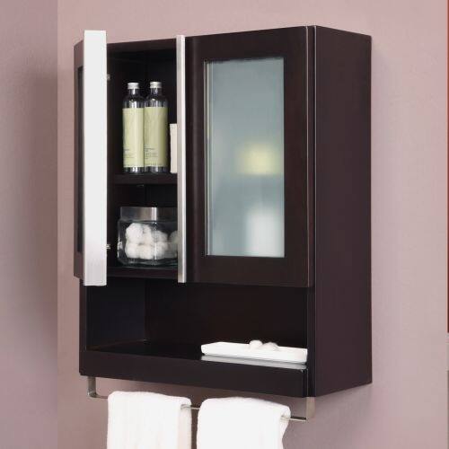 Shop Decolav 5248 Tyson 22 Wood Wall Cabinet With Inset Frosted