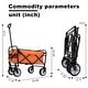 preview thumbnail 15 of 104, Extention Collapsible Foldable Wagon Cart - N/A