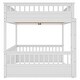preview thumbnail 13 of 11, Convertible Bunk Bed with Ladder and Safety Guardrails, Solid Wood Frame
