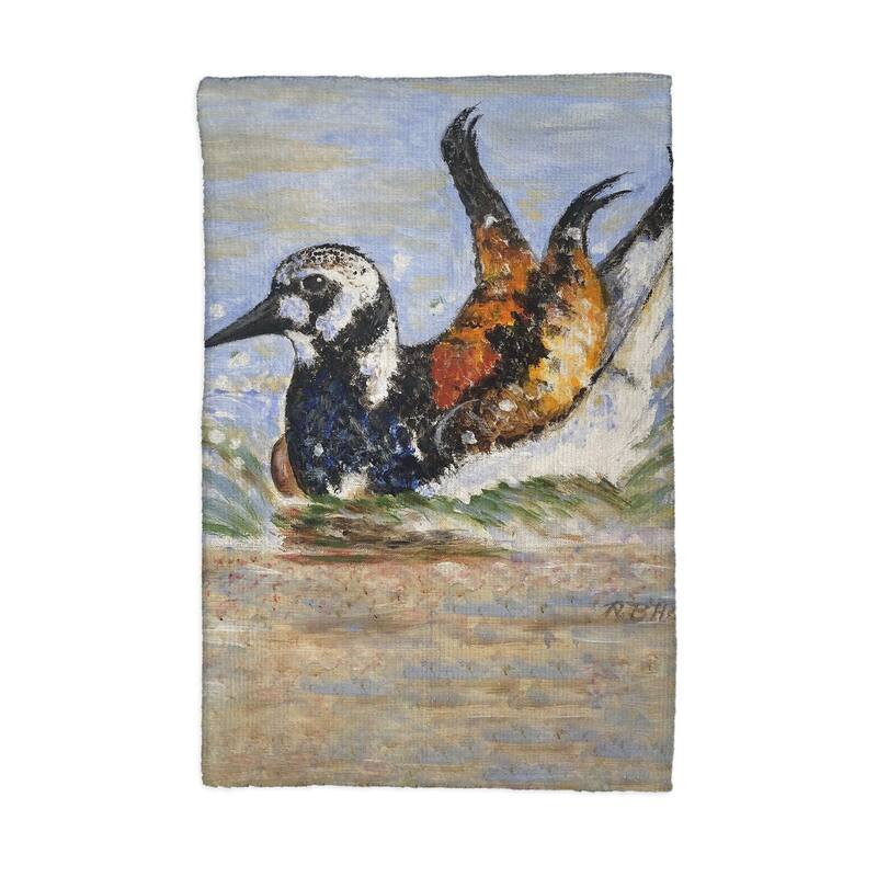 Beach Bird Bath Kitchen Towel - 16x25