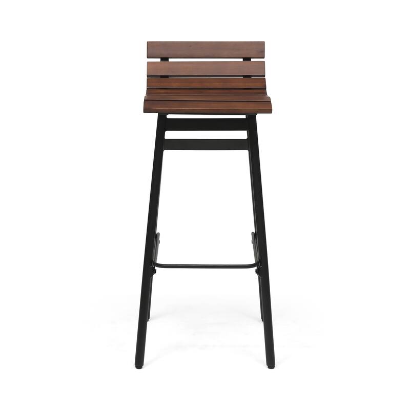 Pepperwood Wooden Barstool (Set of 2) by Christopher Knight Home