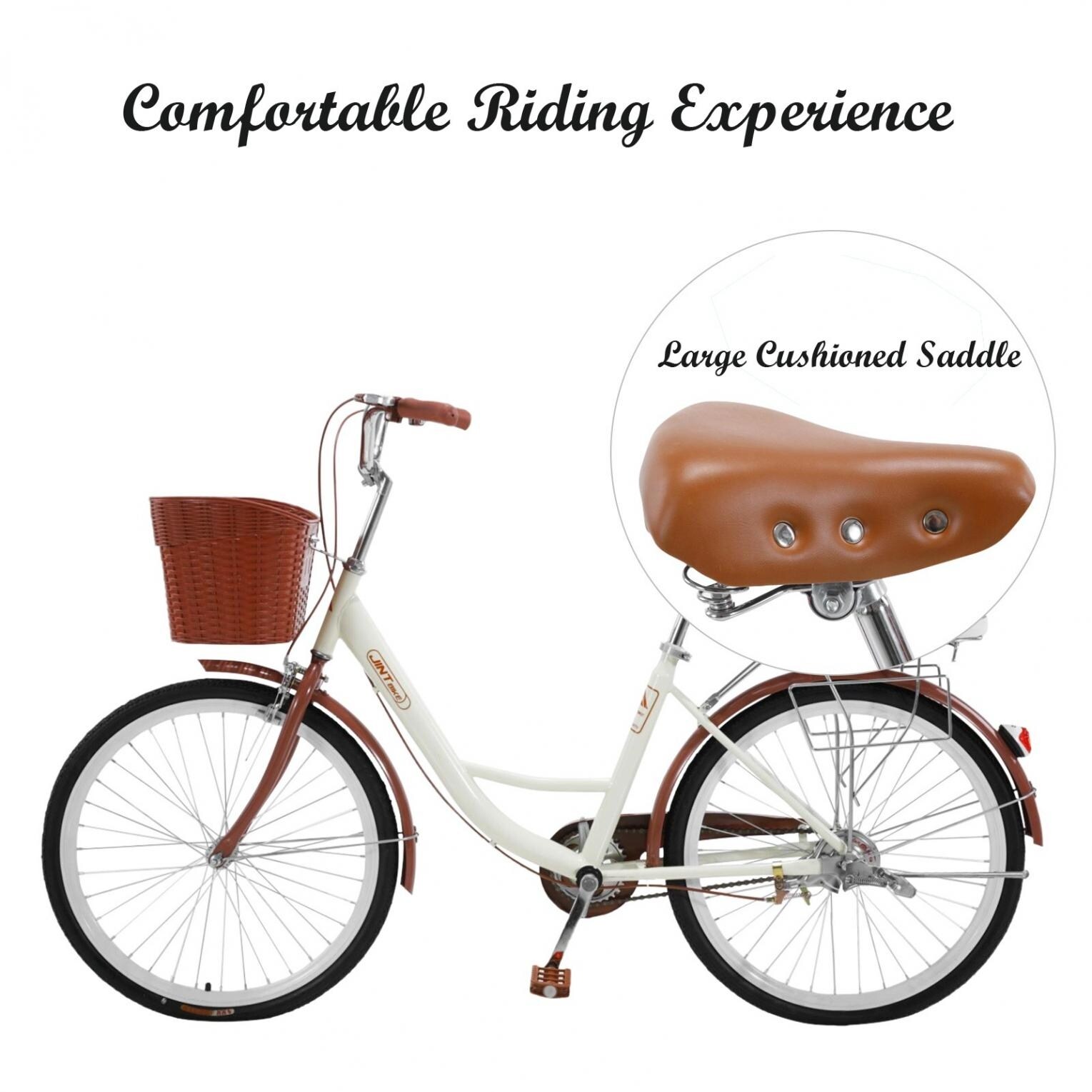 Details about   26 Inch Classic Bicycle Retro Bicycle Beach Cruiser Bicycle Retro Bicycle 