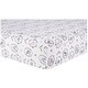 preview thumbnail 1 of 1, Woodland Portraits Deluxe Flannel Fitted Crib Sheet
