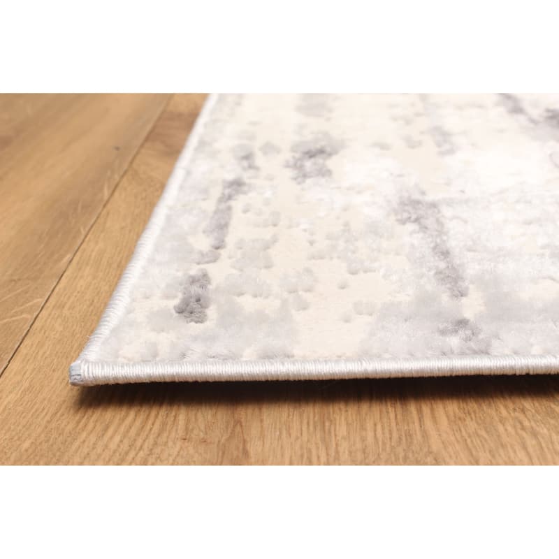 ECARPETGALLERY Machine Made Juniper Grey Area Rug