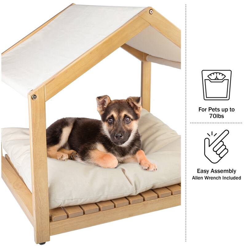 PETMAKER 30x24 Indoor Dog House for Small Pets