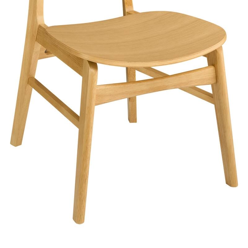 Spruce & Spring Modern Farmhouse Dining Chair with Ergonomic Bentwood Back