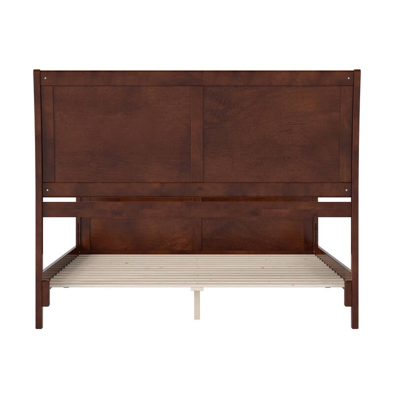 AFI, Portland Solid Wood Low Profile Platform Bed with Matching Footboard