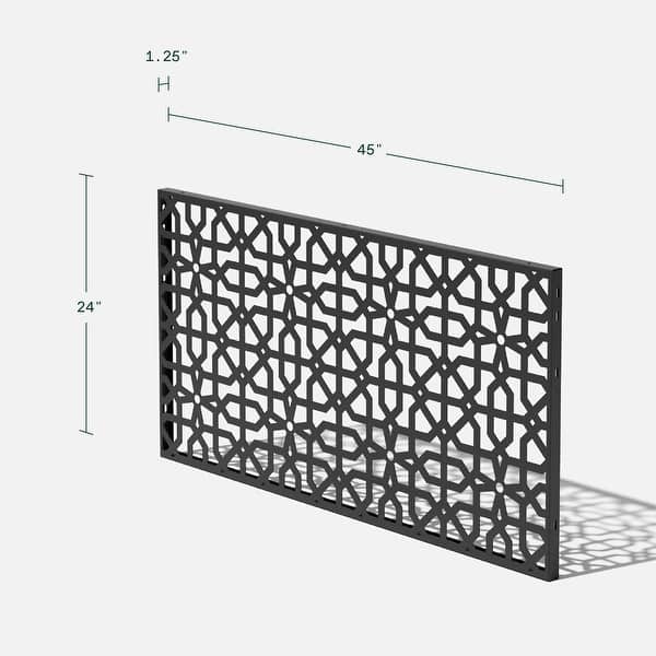 dimension image slide 9 of 15, Veradek Plastic Black Screen Panel