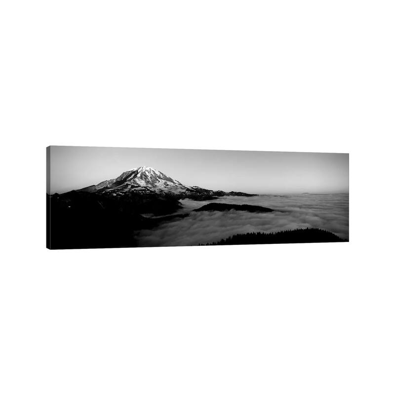 iCanvas "Sea Of Clouds, Mt. Rainier, Pierce County, Washington State, USA" by Panoramic Images Canvas Print