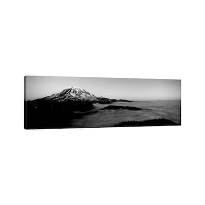 iCanvas "Sea Of Clouds, Mt. Rainier, Pierce County, Washington State, USA" by Panoramic Images Canvas Print